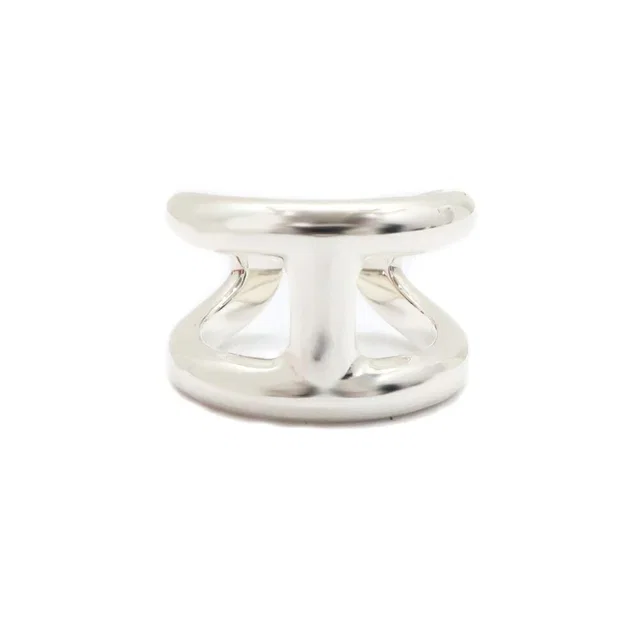 Hermès Osmose Ring GM Large 60 Silver in Silver from The Reluxe