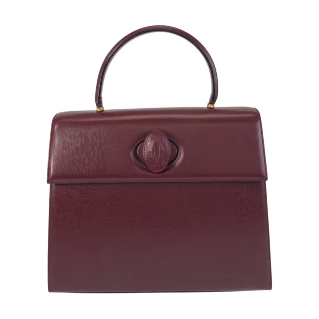 Cartier Must Line Leather Handbag in Leather from LuxUness