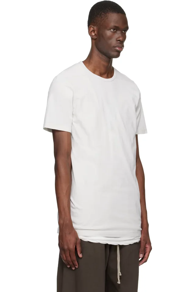 Rick Owens DRKSHDW Off-White Temple Level T-shirt, photo 2 of 4 from SSENSE