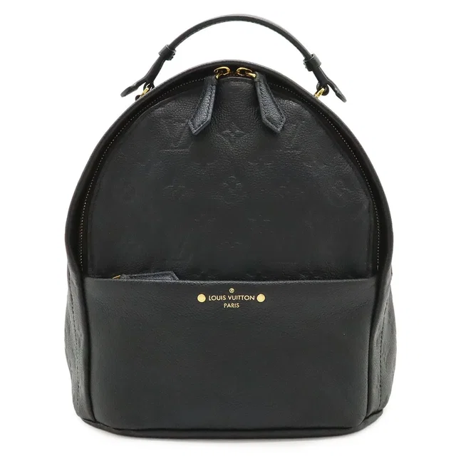 Louis Vuitton Monogram Empreinte Sorbonne Backpack Mini Noir Black in Black Leather from The Reluxe