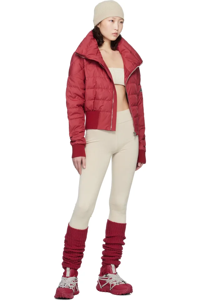 Moncler + Rick Owens Red Trailgrip Megalace Sneakers, photo 5 of 5 from SSENSE