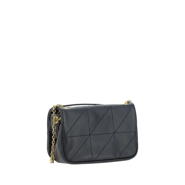 Saint Laurent Black Lamb Ovis Aries Shoulder Bag in Black Lambskin from HEWI, photo 3 of 4