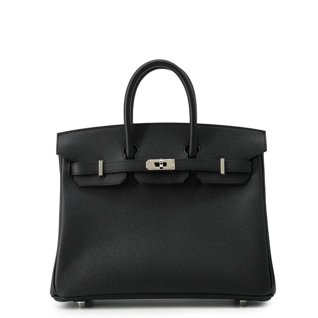 Hermès Birkin Black Epsom Size 25 in Black Epsom leather from GALLERY RARE