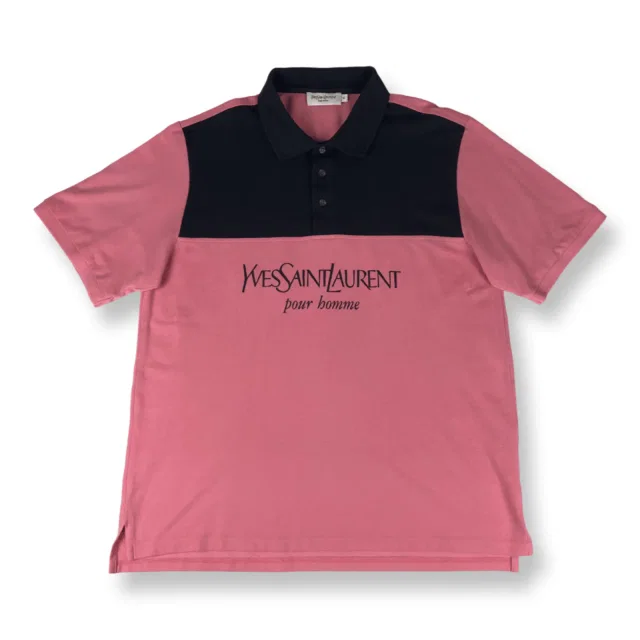 Saint Laurent Polo Logo in pink from Grailed