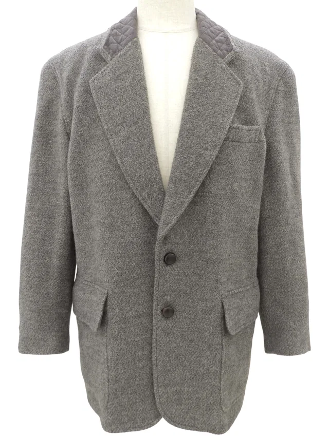 Dior Wool Tailored Jacket #M Gray in Grey Wool from VINTAGE QOO TOKYO