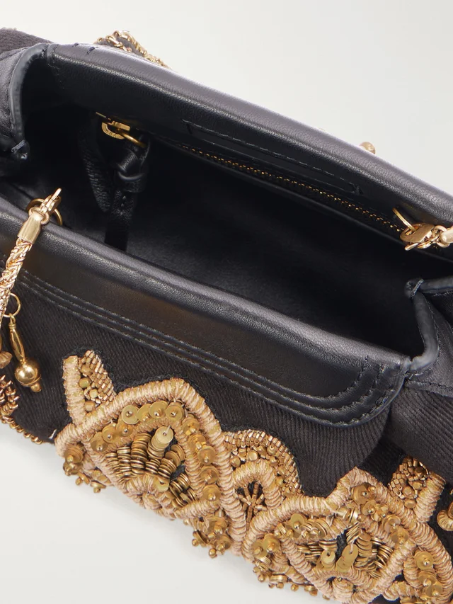 Dries Van Noten Appliqué shoulder bag, photo 6 of 7 from SENSER