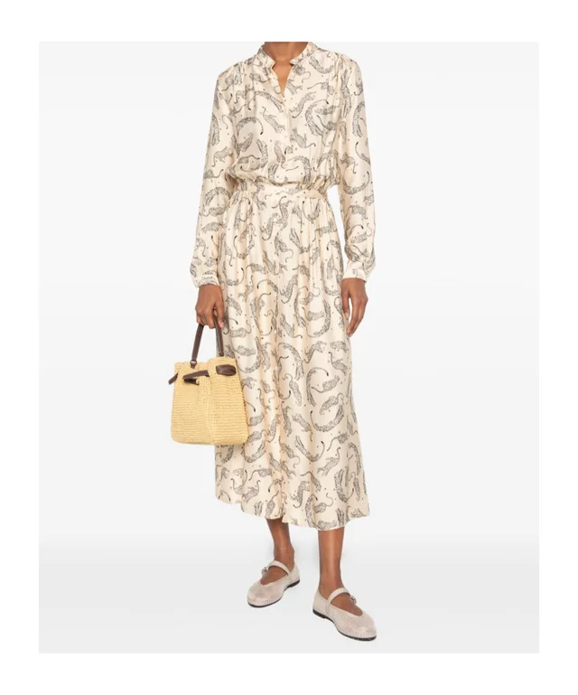 Forte Forte leopard-print midi dress, photo 2 of 5 from SENSER