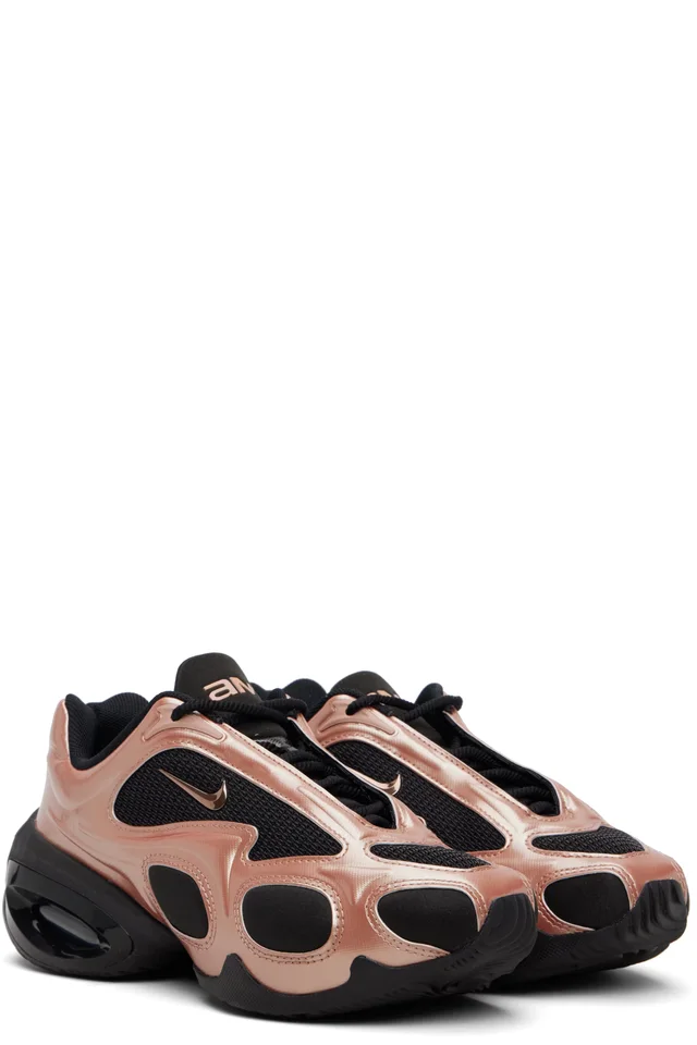 Nike Black & Pink Air Max Muse Sneakers, photo 4 of 5 from SSENSE