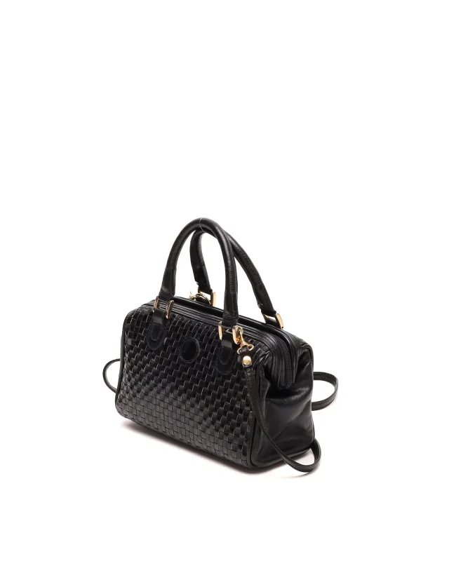 Fendi Mini Woven Boston Bag in Woven leather from A Retro Tale, photo 2 of 2