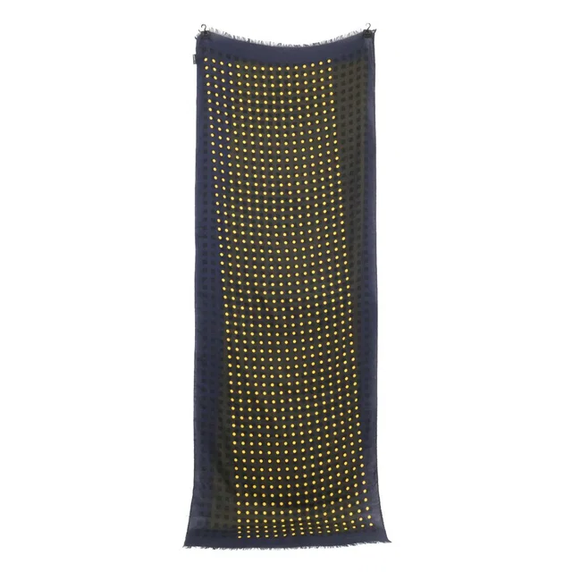 Hermès Dot Pattern Cashmere Silk Scarf in Silk from The Reluxe
