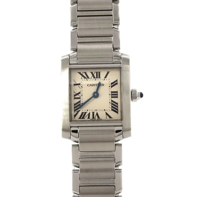 Cartier Tank Francaise SM SS Quartz Watch from The Reluxe