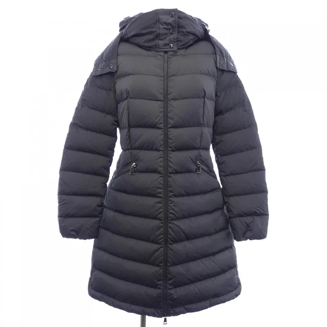 Moncler Flammette Down Jacket Coat from The Reluxe