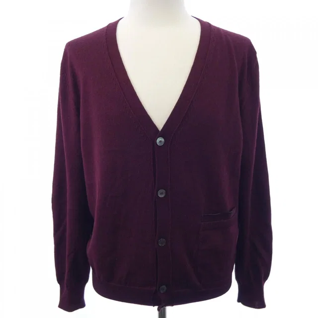 Louis Vuitton Cardigan Red in Red Cashmere from The Reluxe