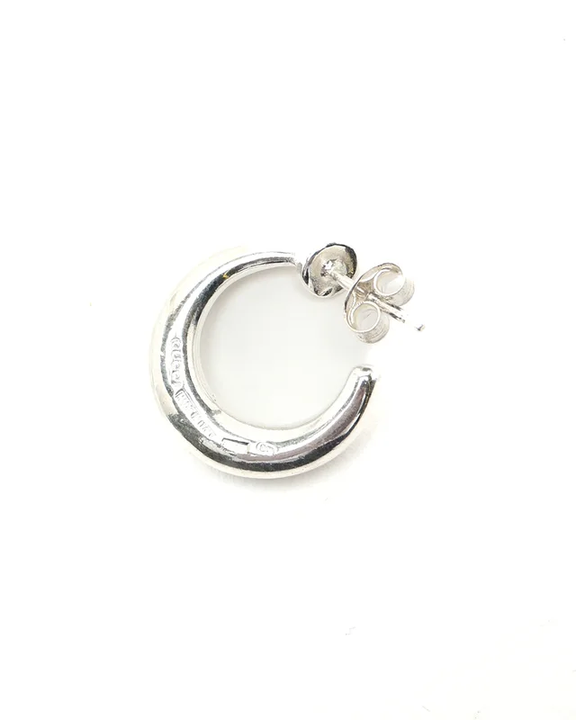 Gucci Silver Hoop Earrings in Silver from A Retro Tale, photo 3 of 3