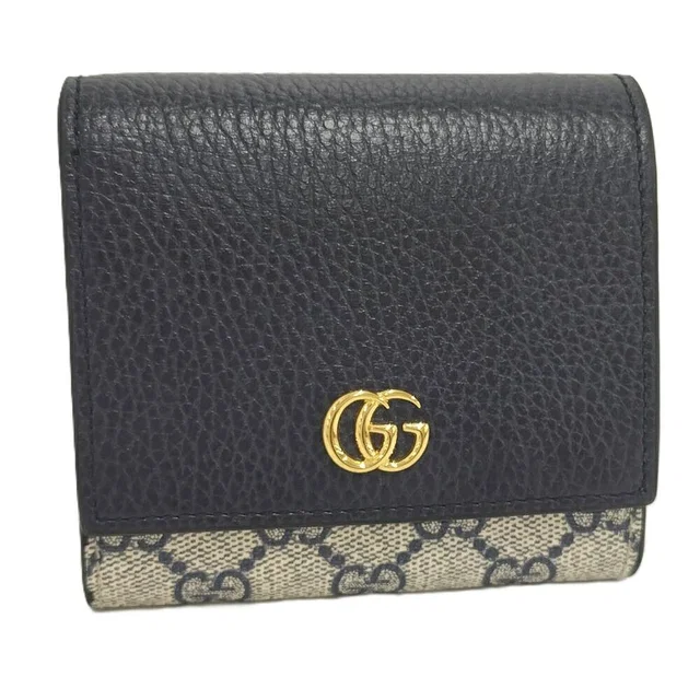 Gucci Wallet GG Marmont Bicolor in Leather from The Reluxe