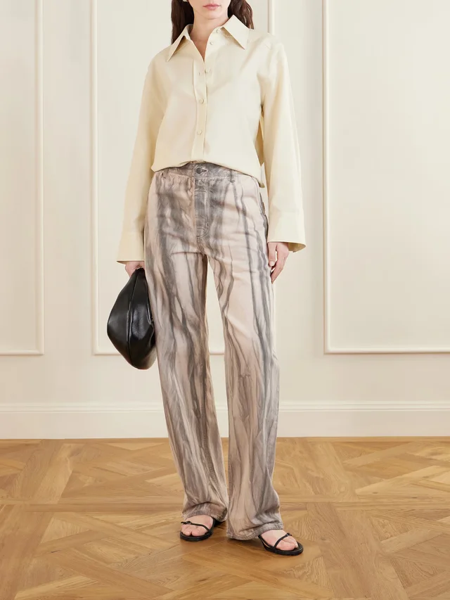 KALLMEYER Printed high-rise jeans in Beige, photo 2 of 2 from NET-A-PORTER (Canada)