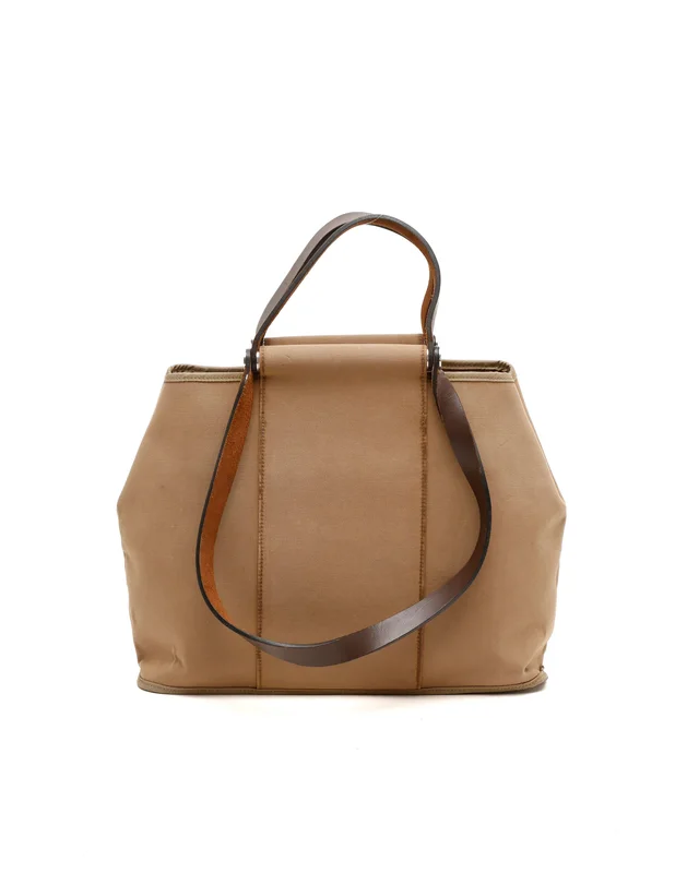 Hermès Cabag Elan Tote Bag in Canvas from A Retro Tale