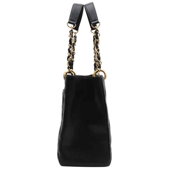 Chanel Circa 2010 Caviar Skin GST Tote Bag, Black in Black Caviar leather from VINTAGE QOO TOKYO, photo 2 of 2
