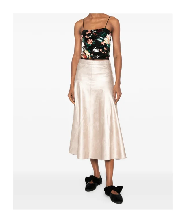 Forte Forte sequin-embellished floral-pattern top, photo 2 of 5 from SENSER