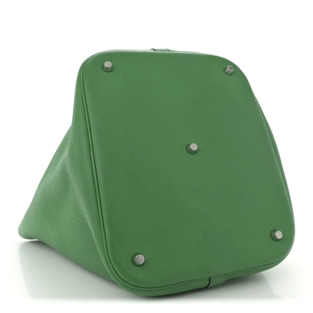 Hermès Taurillon Clemence Picotin Lock 26 GM Bamboo in Clemence leather from FASHIONPHILE, photo 4 of 10