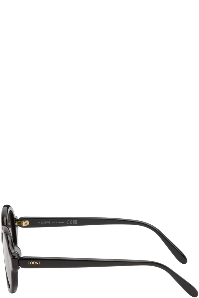 LOEWE Black Slim Sunglasses, photo 3 of 4 from SSENSE