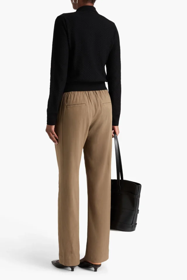 Vince Pointelle-Knit Cotton-Blend Cardigan, photo 3 of 4 from THE OUTNET
