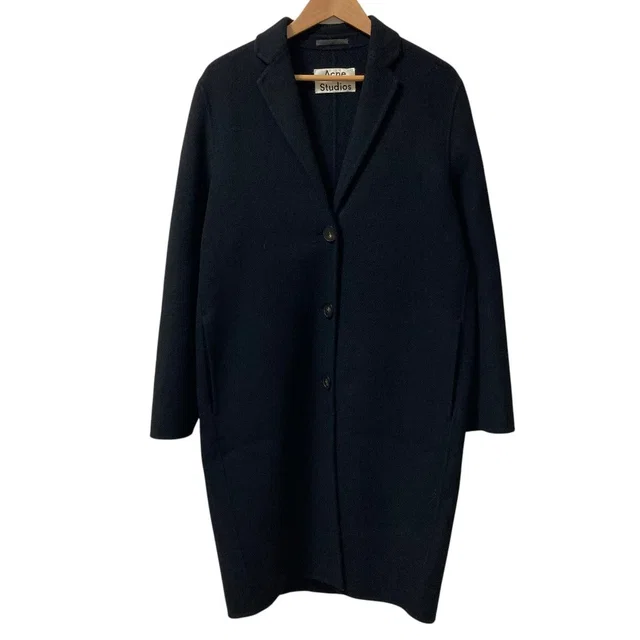 Acne Studios Single breasted Wool Coat in Wool from LuxUness