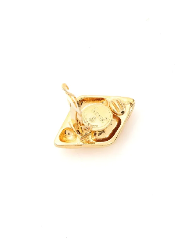 Chanel Rhinestone Clip-on Earrings from A Retro Tale, photo 4 of 4