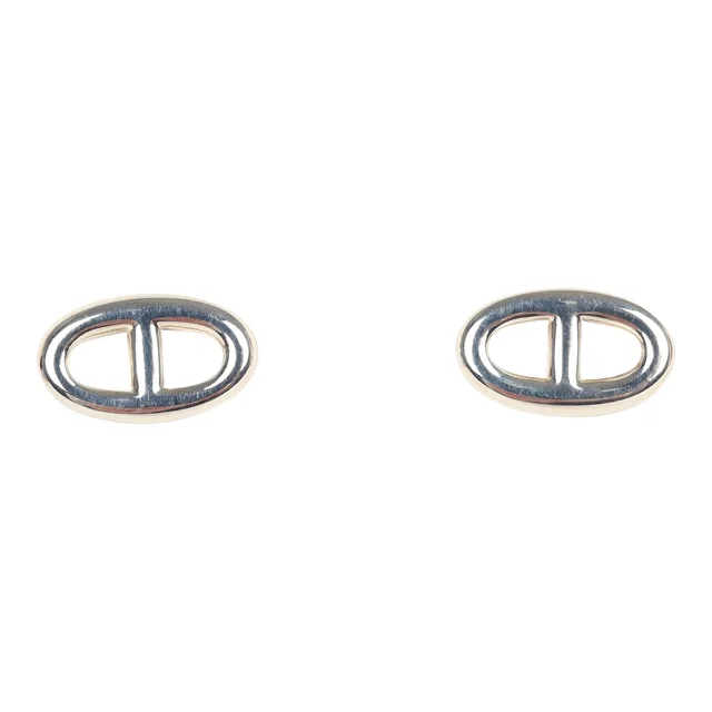 Hermès Farandole Stud Earrings Very Small Sterling Silver in Silver from Madison Avenue Couture