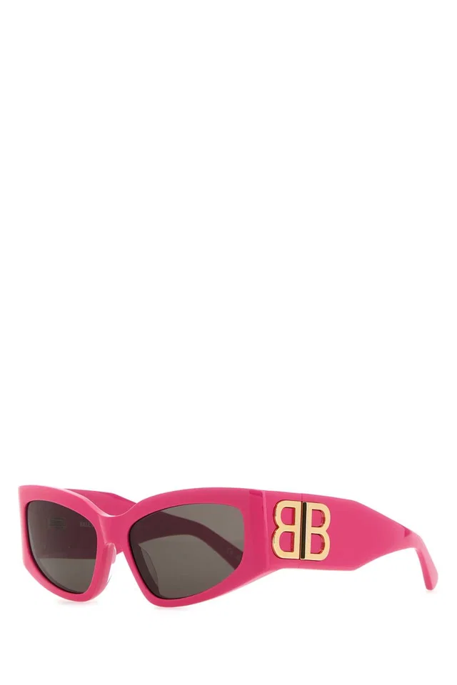 Balenciaga Cat-Eye Acetate Sunglasses — Pink Exterior in Pink from HEWI