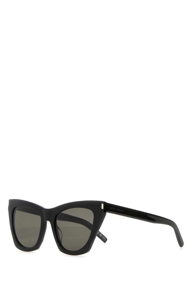 Saint Laurent Sl Acetate Cat-Eye Sunglasses — Black in Black from HEWI