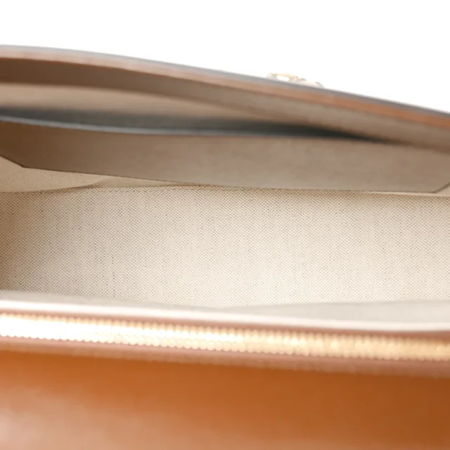 Gucci GG Supreme Monogram Azalea Calfskin Web Medium Horsebit 1955 Shoulder Bag Beige Ebony Brown… in Brown Calfskin from FASHIONPHILE, photo 5 of 10