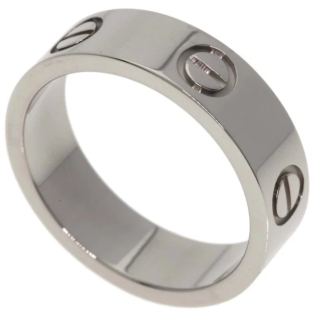 Cartier 18k Silver Love Ring #53 in silver|gray from Poshmark