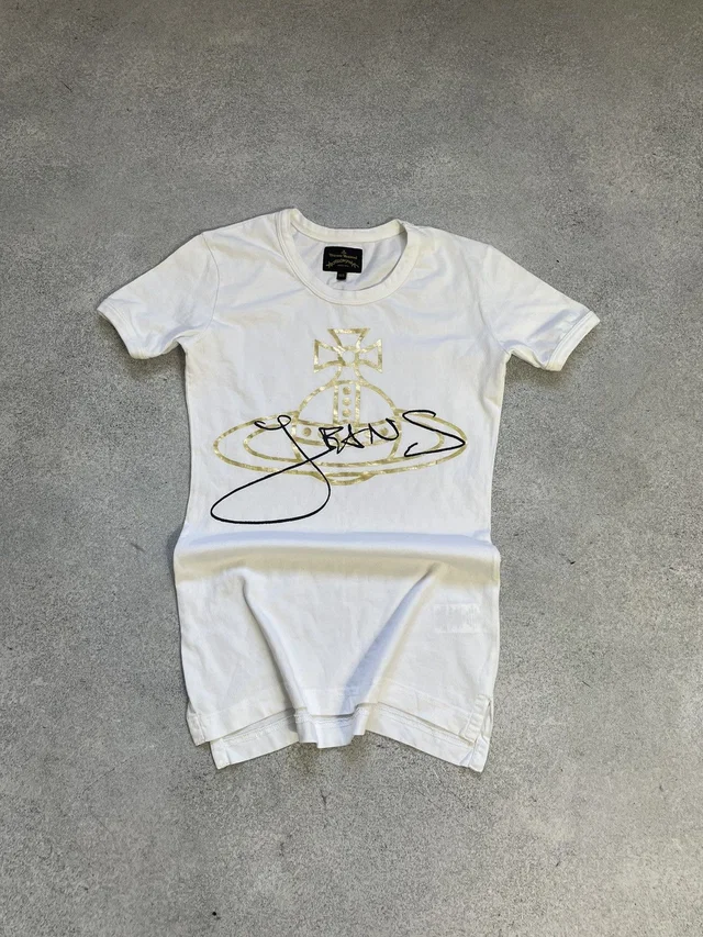 Vivienne Westwood Vintage T-Shirt in white from Grailed