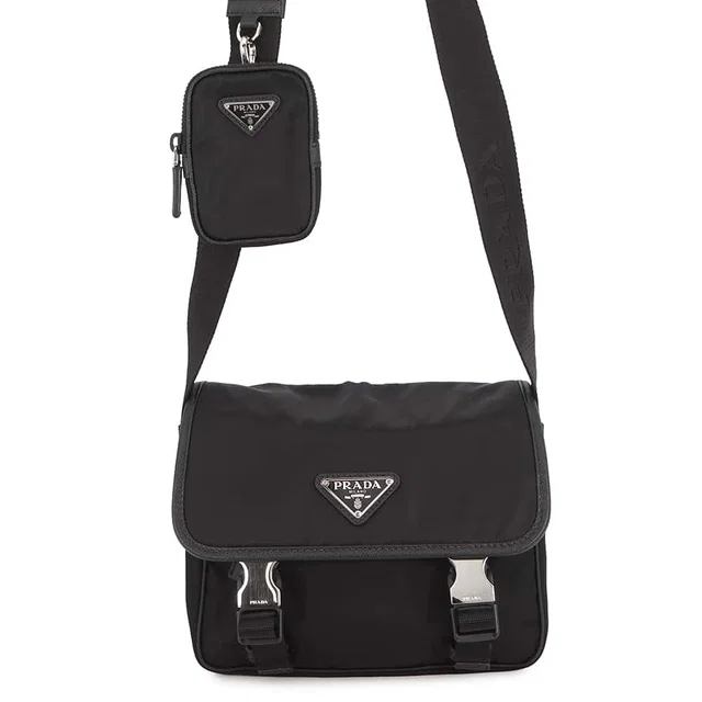Prada Re-nylon Shoulder Bag Black2VD034 Nylon Leather in Nylon from GALLERY RARE