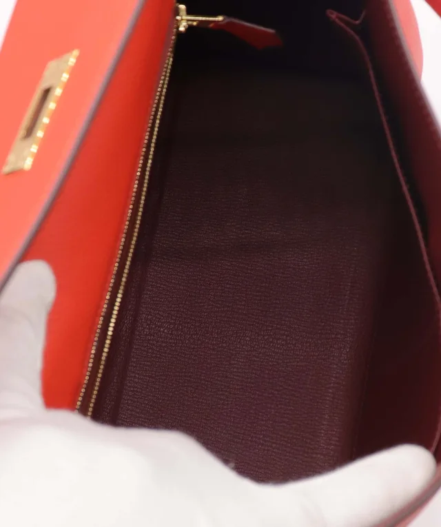 Hermès Kelly 32 Capucine GHW in Leather from Luxury Promise, photo 11 of 14
