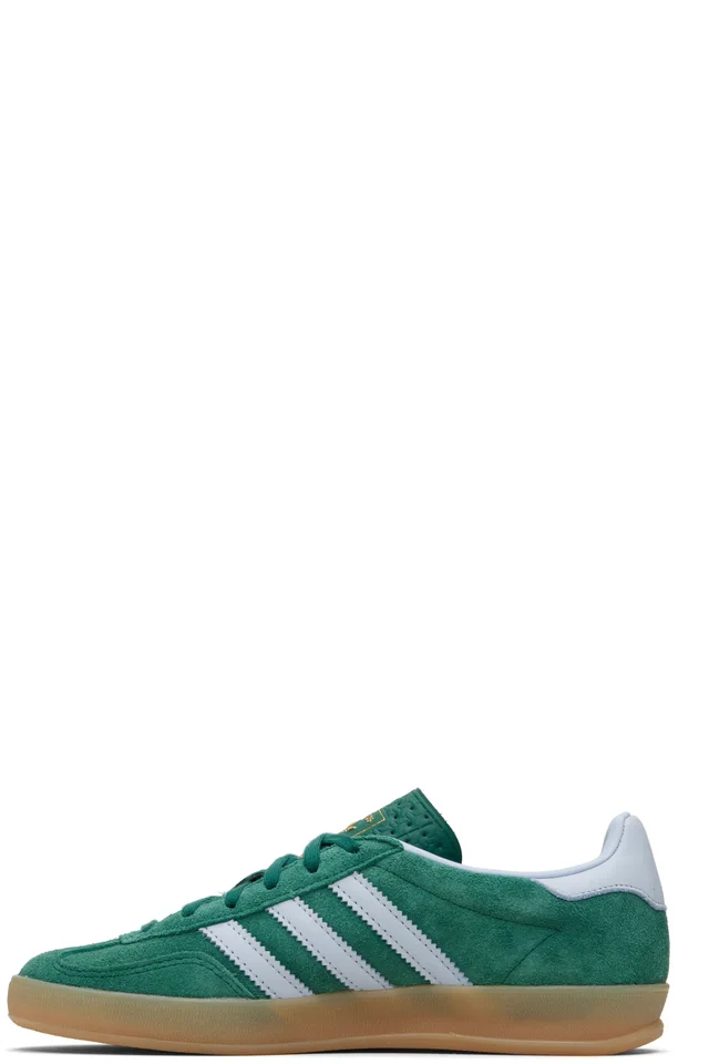 adidas Originals Green Gazelle Indoor Sneakers, photo 3 of 5 from SSENSE
