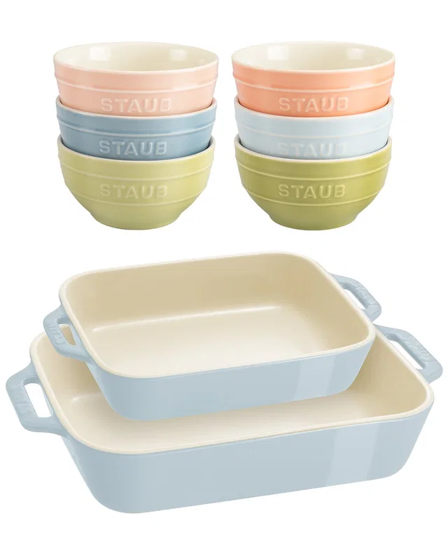 Staub Ceramic Stoneware 8pc Set, image 1 of 1 from Rue La La