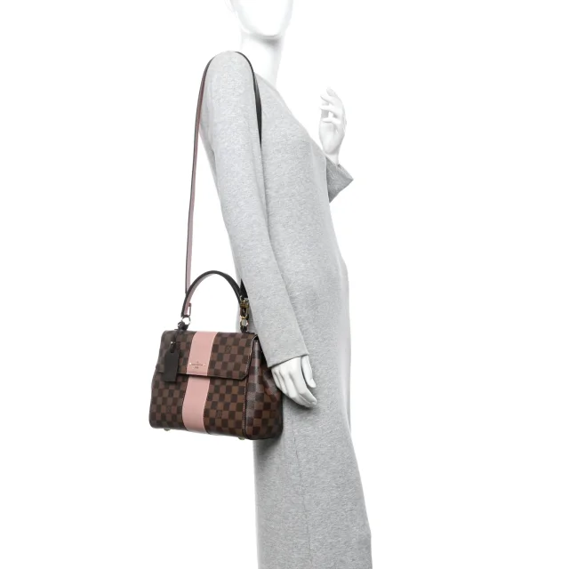 Louis Vuitton Damier Ebene Bond Street BB Magnolia in Brown Canvas from FASHIONPHILE, photo 2 of 11