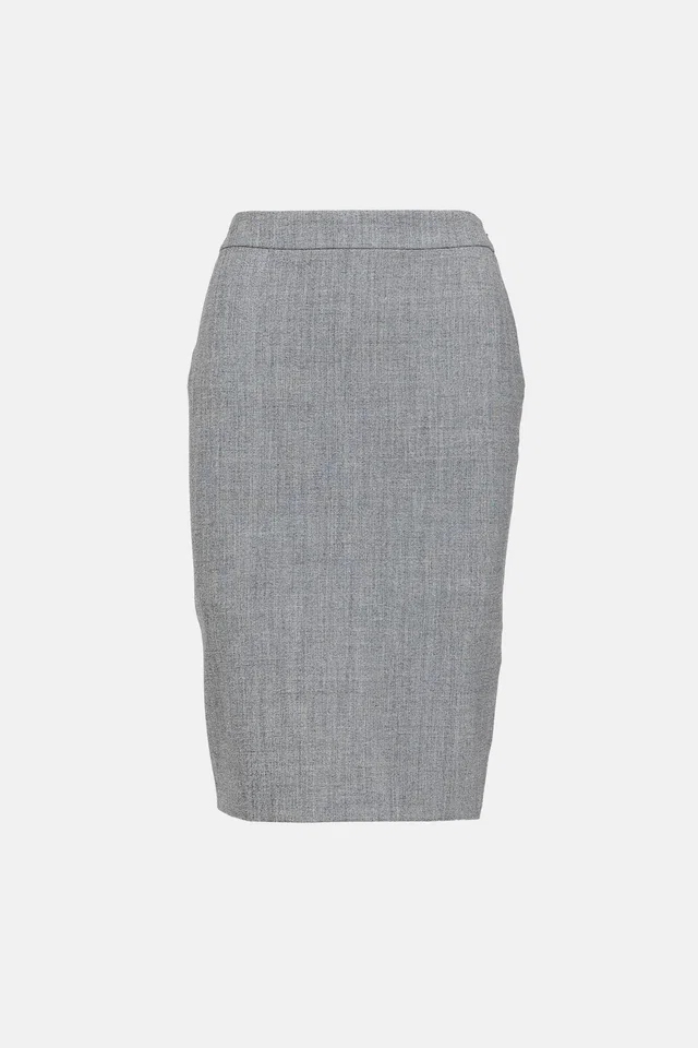 Dior 2004 Ruched Pencil Skirt in Silk from VSP Consignment