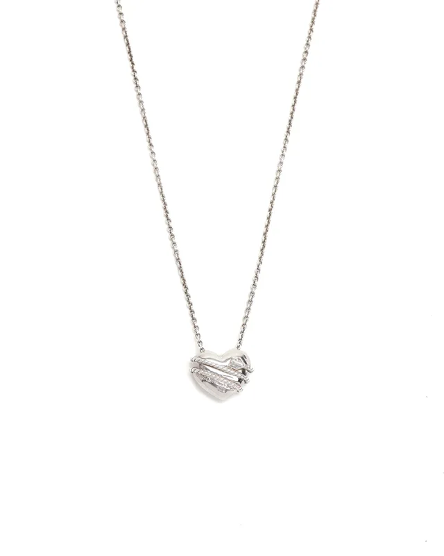 Tiffany & Co. Heart and Arrow Silver Necklace in Silver from A Retro Tale
