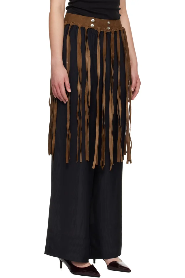 Maryam Nassir Zadeh Tan Precious Belt, photo 2 of 4 from SSENSE