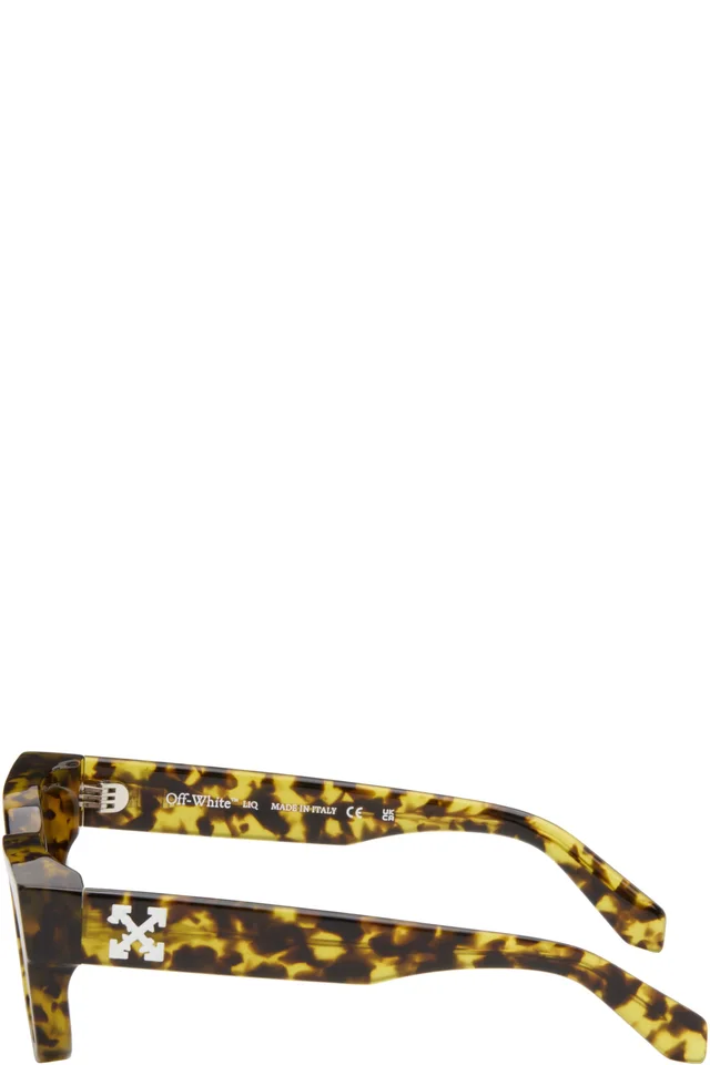 Off-White Yellow Rochester Sunglasses, photo 3 of 4 from SSENSE