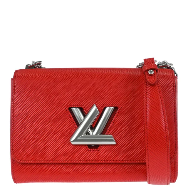 Louis Vuitton Red Epi Twist MM Shoulder Bag M50523 in Red Leather from AMORE Vintage Tokyo