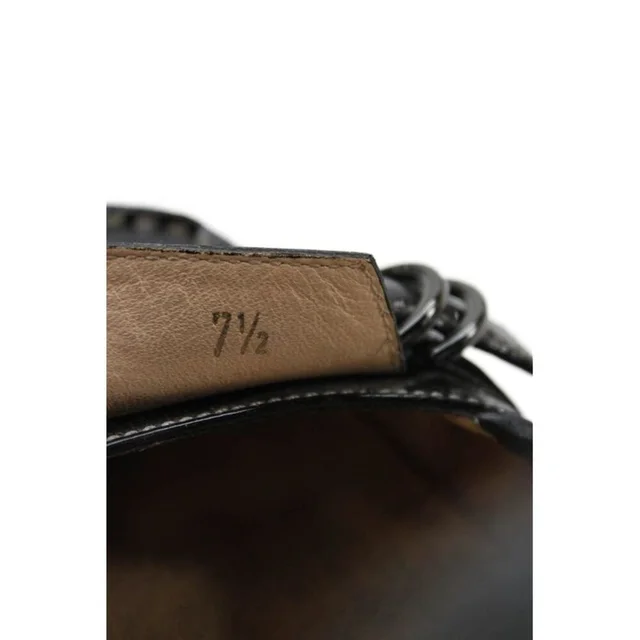 Tod's Womens Leather Buckle Detail Slip On Ballet Flats Shoes Black Size 7.5 in black Leather from Poshmark, photo 5 of 6