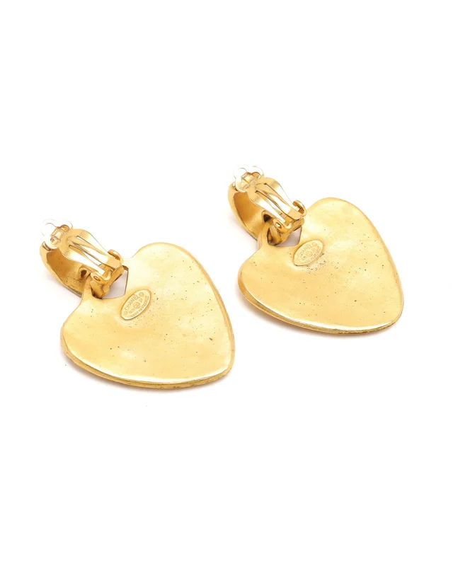 Chanel Coco Mark Heart Clip-On Earrings from A Retro Tale, photo 3 of 3