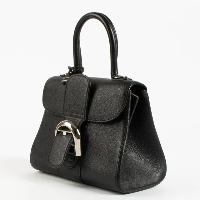Delvaux Black Rodeo Calf Brillant Mini Bag in Black Calfskin from Labellov, photo 3 of 6