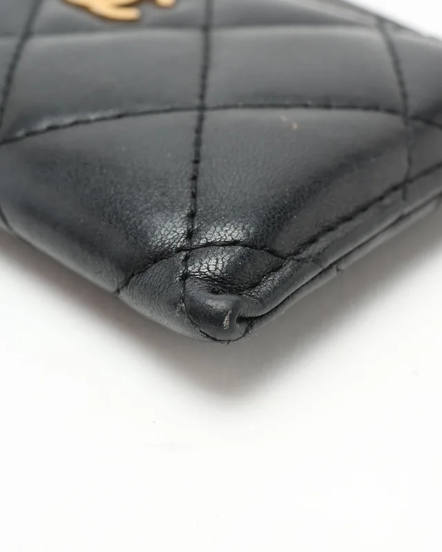Chanel Matelassé Card Holder in Leather from A Retro Tale, photo 5 of 8