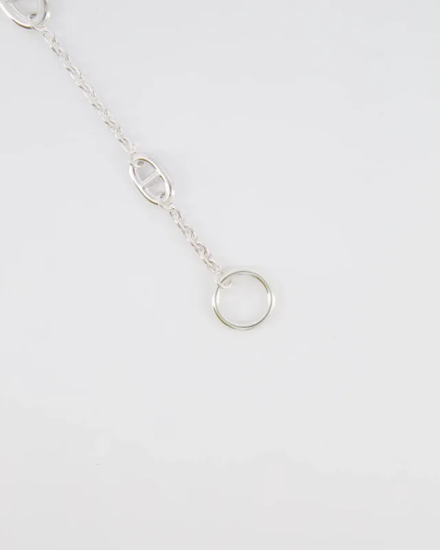Hermès Farandole Chaine D'ancre Link Bracelet Large Model in Silver from Sellier, photo 4 of 4