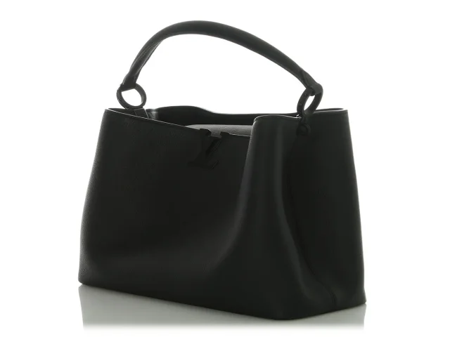 Louis Vuitton So Black Calfksin Capucines GM Souple in Black Calfskin from Ann's Fabulous Finds, photo 3 of 9
